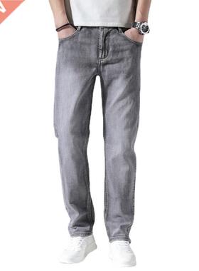 SULEE Brand Men Jeans Famous Brand 2022 Slim Straight Busine