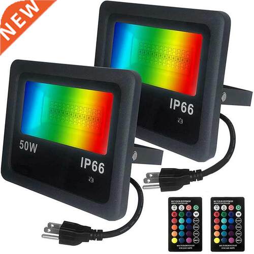 RGB Flood Light , Smart APP Control 50W Color Changing Exter
