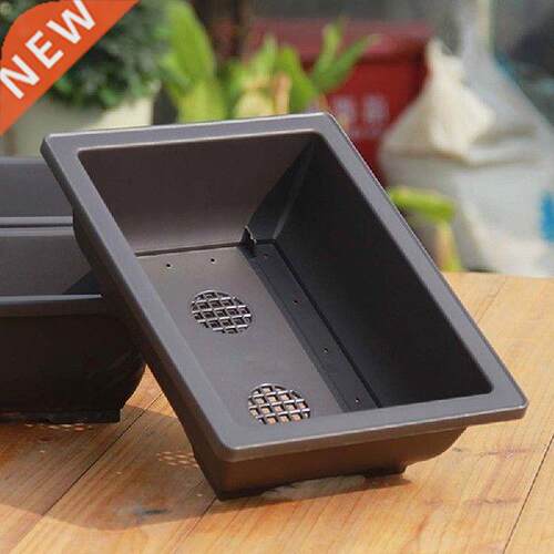 1PC Square Flower Pot Imitation Plastic Balcony Pots Flower