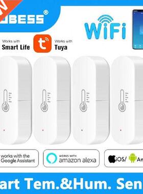 Smart Tuya Temperature And Humdty Sensor WF APP Remote