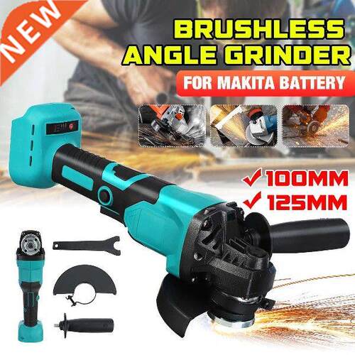 125/100mm Brushless Cordless Impact Angle Grinder Variable