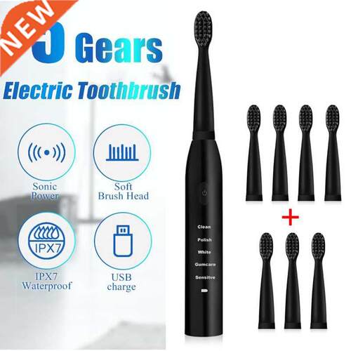 Ultrasonic Sonic Electric Toothbrush Rechargeable Tooth Brus