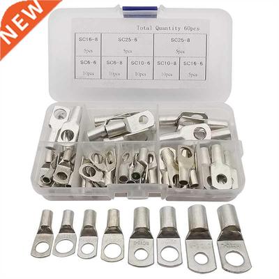 60Pcs/Box SC Bare Terminals Lug Crimped Soldered Terminal Ki