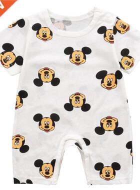 2022 Cotton Baby Short Sleeve Romper Baby One Piece Clothing