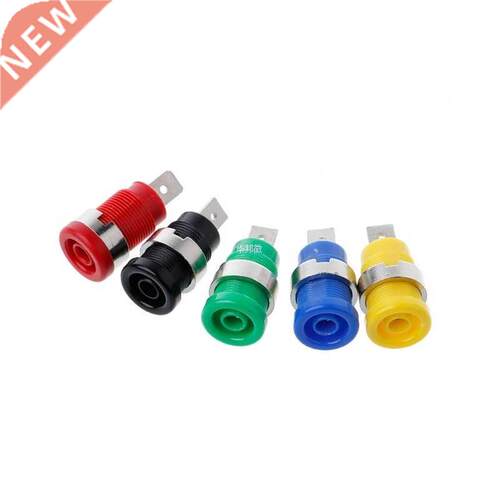 5 Pcs 4mm Banana Plugs Female Jack Socket Plug Wire Connecto
