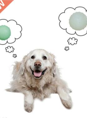 Funny Dog uy T ubbe Luminous Elastic Ball Tooth Clean