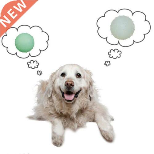Funny Dog uy T ubbe Luminous Elastic Ball Tooth Clean