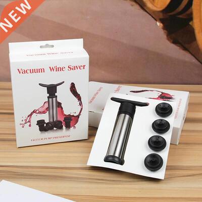 Reusable Wine Bottle Vacuum Saver Sealer Preserver Pum红酒塞