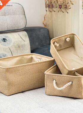 Cube Folding Storage Basket Foldable Linen Pet Toys Storage