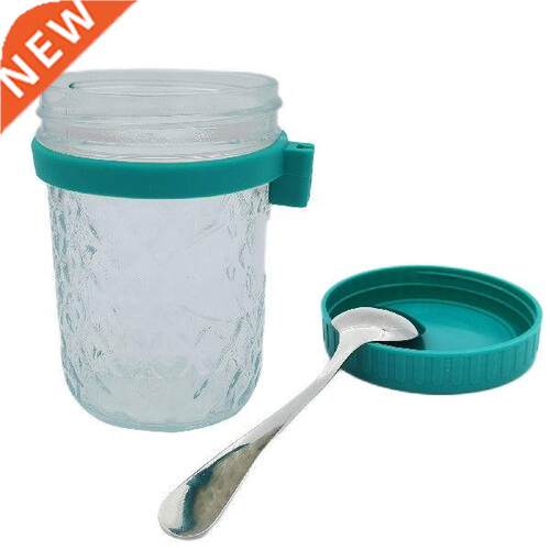 Overnight Oats Container Breakfast Mason Jars With Lids