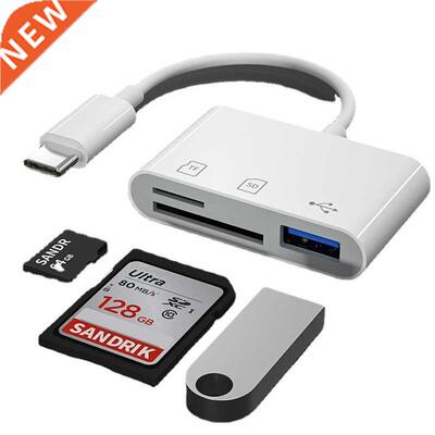 Type-C Adapter TF CF SD Memory Card Reader OTG Writer Compac