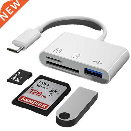 Type-C Adapter TF CF SD Memory Card Reader OTG Writer Compac