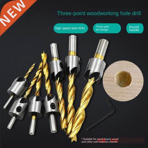 5 Flute Chamfer Bevel Drill Countersink Titanium Drill Bit C