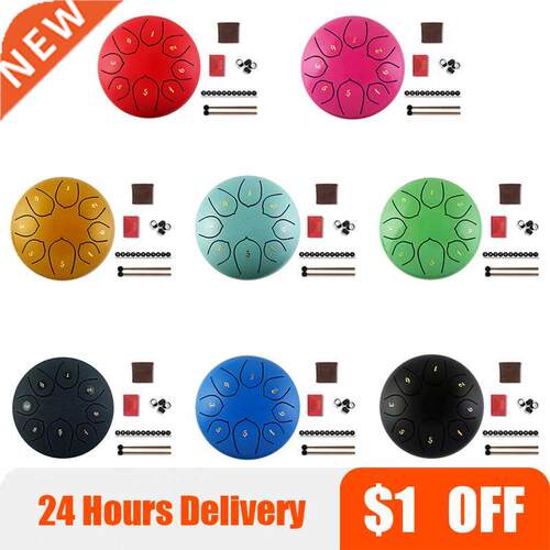 8/11 Tune Tongue Drum 6 Inch Steel Tongue Drum Kits With Dru