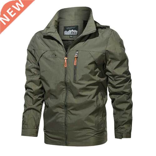 Spring Autumn Casual Men Waterproof Jacket Military Shark Sk