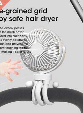 New Baby Stroller Winding Fan Portable Hand Fan Usb Small Su