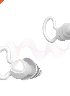 1 Pair Earplugs Protective Ear Plugs Soft Silicone Waterproo