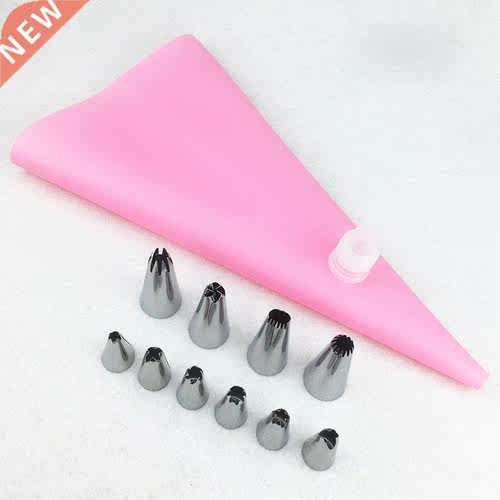 LINSBAYWU 12PCS/Set Silicone Icing Piping Cream Pastry Bag