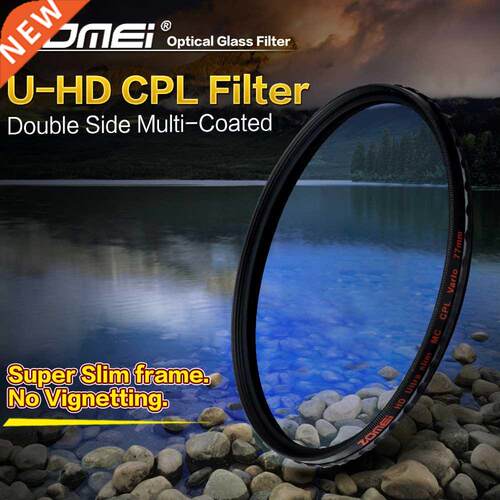 ZOMEI HD Optical Glass CPL Filter Slim Multi-Coated Circular