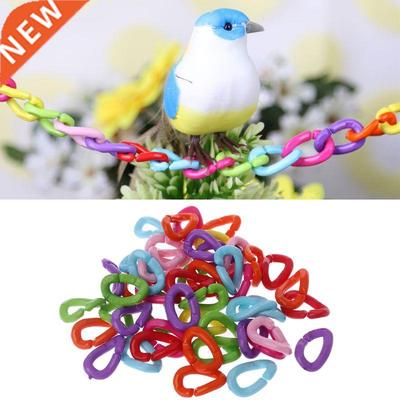 50Pcs/Pack plastic  Parrot Toys Clips Hooks Bird Stand