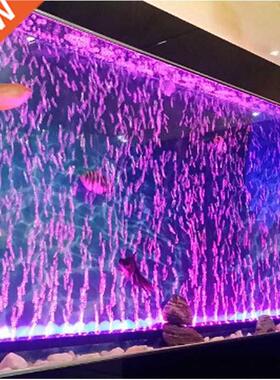 LED Air Bubble Light Aquarium Lamp Underwater Submersible Fi