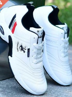 2022 Man Sneake unning Shoes Beathable Sots Leathe Cas