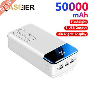 CASEIER Power Bank For 50000mAh Portable Charging Powerbank