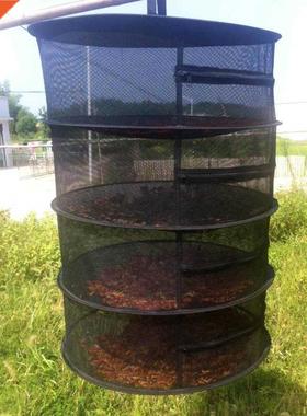 Foldable Drying Net with Zipper Hanging Basket Folding Dry