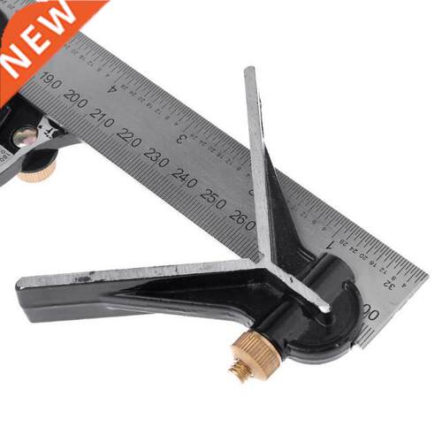 12 Combination Protractor Tri-Square Angle Ruler Machinist