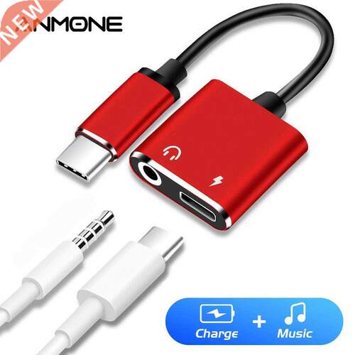 ANMONE Type C Cable Converter To 3.5mm 2 in 1 Transfer Conn