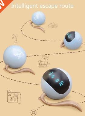 1000mAh Smart Cat Toy USB Electric Jumping Ball Self