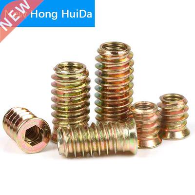 Flanged Hex Socket Drive Head Furniture Nut Zinc Alloy Iron