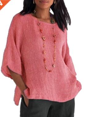 Vintage Cotton linen Shirt Autumn New Large Size S-5XL Three