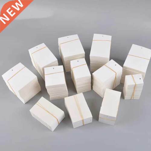 50pcs 6x9/3x4cm Paper Hang Gift Tags Card Labels for Jewelry