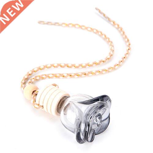 1pc Car Perfume Bottle Essential Oils Hanging Glass Bottle C