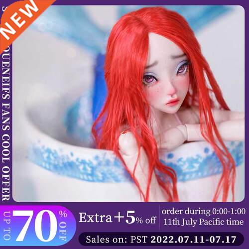 Shuga Fairy Kaluu Ery Open Eyes Head 1/4 BJD Dls Resin Mod