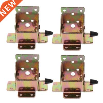 4X Iron Locking Folding Table Chair Leg Brackets Hinge Self