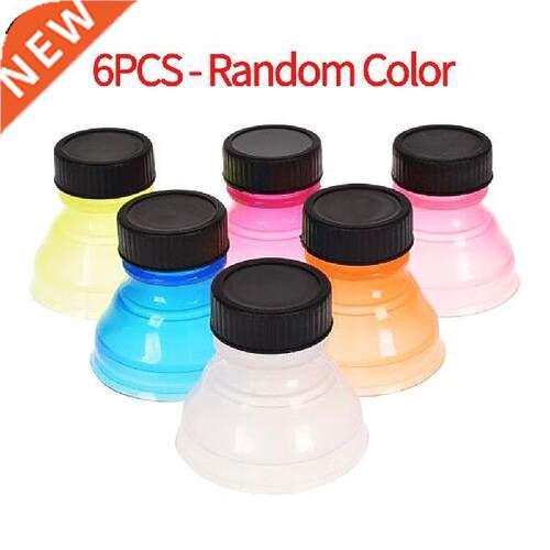 6pcs/Lot Reusable Plastic Beer Water Dispenser Lid