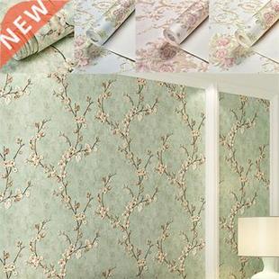 1M Printting Flower Non-Woven Wallpaper Home Living Room