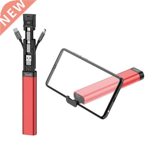 BUDI Multi-functional Data Cable Stick Phone Cradle TF Card