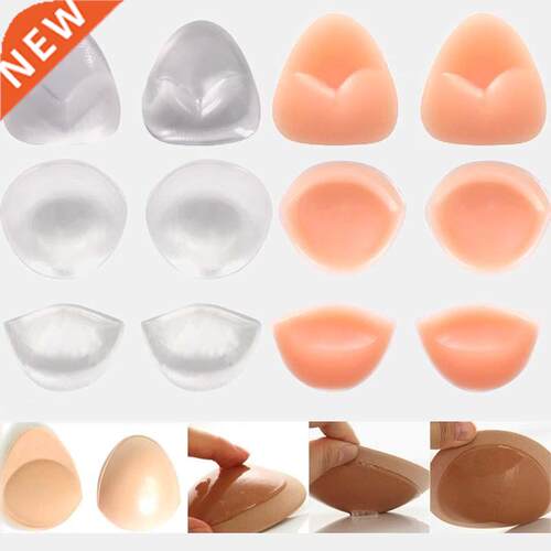 1 Pair Push Up Silicone Triangle ikini Swimsuit ra Insert