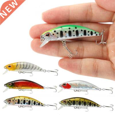 mini Sinking Minnow Wobblers Fishing Lures 5. 5g Trout r