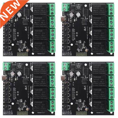 4X 4CH Tuya Switch Wifi Switch Module Wireless Relay Smart L