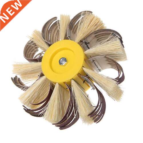 Shaft Mounted Sisal Emery Cloth Bristle Grinding Buffing Bru