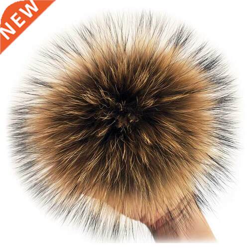 Luxury Fur PomPom 100% Natural Fox Hairball Hat Ball Pom