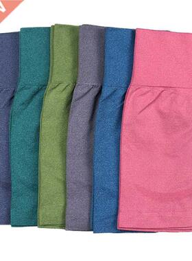 Yoga Seamless Sport Shorts Women Female High Waist Push Up S