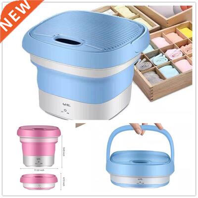 Mn Foldable Washng Machne Portable Ultrasonc Cleanng