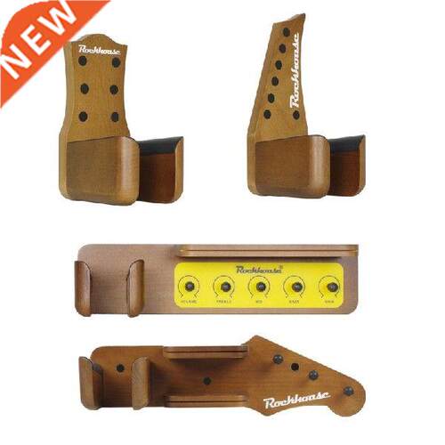Portable Wood Guitar and Holder Inrument for Electronic