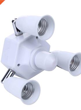 3 in 1 Standard E27 Lamp Base Bulb Lamp Holder Adapter Conve