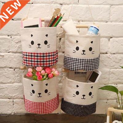 Cotton Flax Ventilated Stocking Toiletries Closet Hanging